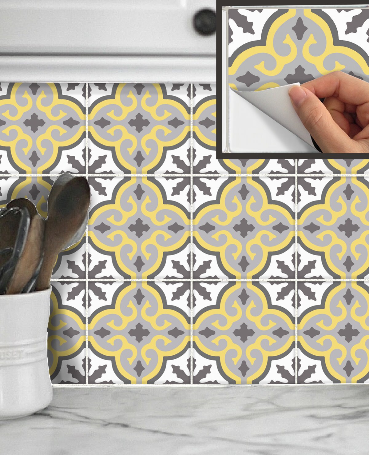 Tile Decals Stickers for Kitchen Backsplash Floor Bath Etsy