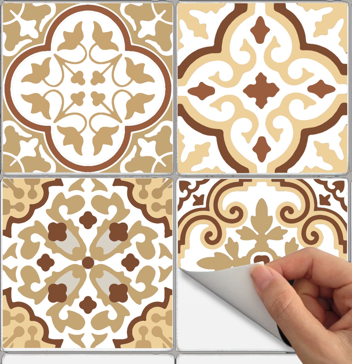 Wall Tile Vinyl Decal Sticker for Kitchen Bath Stairriser Etsy