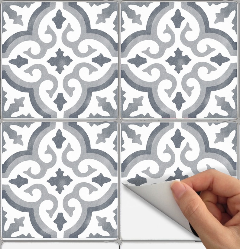 bath floor Tile Sticker Kitchen wall Waterproof /& Removable Peel n Stick: M009