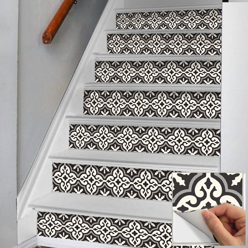 Stair Riser Sticker Strips 15 Steps Removable Peel & Stick A42 - Etsy