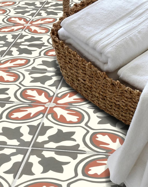 Tile Sticker Kitchen Bath Floor Wall Waterproof Removable Etsy