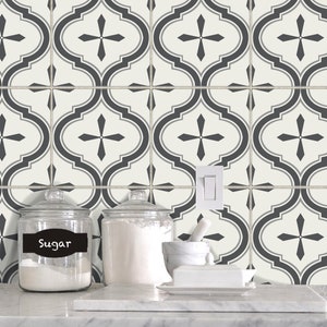 Tile Sticker Kitchen, bath, floor, wall Waterproof & Removable Peel n Stick: A66
