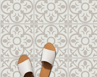 Tile Sticker Kitchen, bath, floor, wall Waterproof & Removable Peel n Stick: A62 Gray