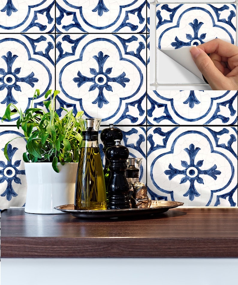 Kitchen Bathroom Tile Decals Vinyl Sticker Removable Etsy