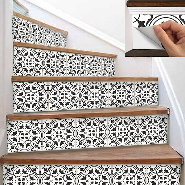 15steps Treppen Riser Vinyl Streifen Abnehmbarer Aufkleber Peel & Stick: M024b