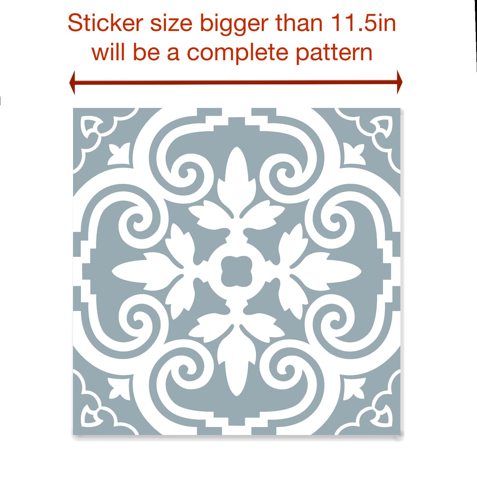 Wall Tile Vinyl Decal Sticker or Removable Wallpaper for Etsy