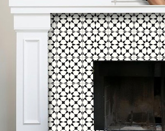 Adhesivo para azulejos de cocina, baño, suelo y chimenea, impermeable, extraíble y autoadhesivo: Bx302