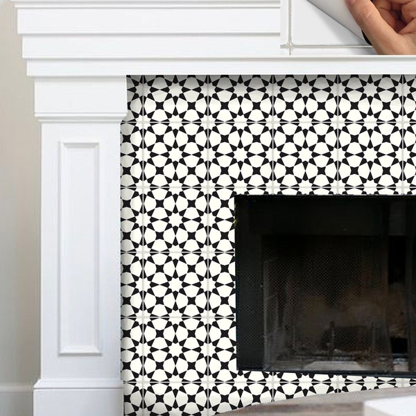 Tile Sticker Kitchen, bath, floor, fireplace Waterproof & Removable Peel n Stick: Bx302