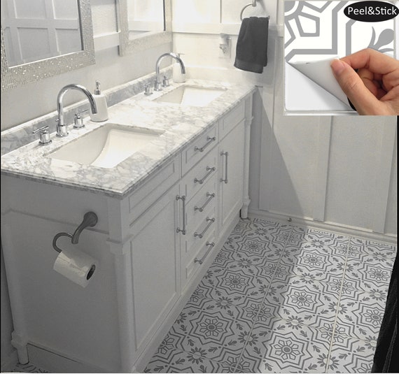 Tile Sticker Kitchen Bath Floor Fireplace Waterproof Etsy