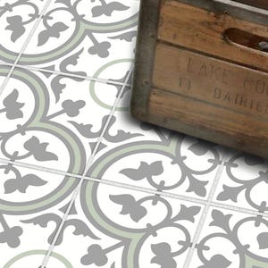 Tile Stickers Vinyl Decal WATERPROOF REMOVABLE for kitchen bath wall floor R12