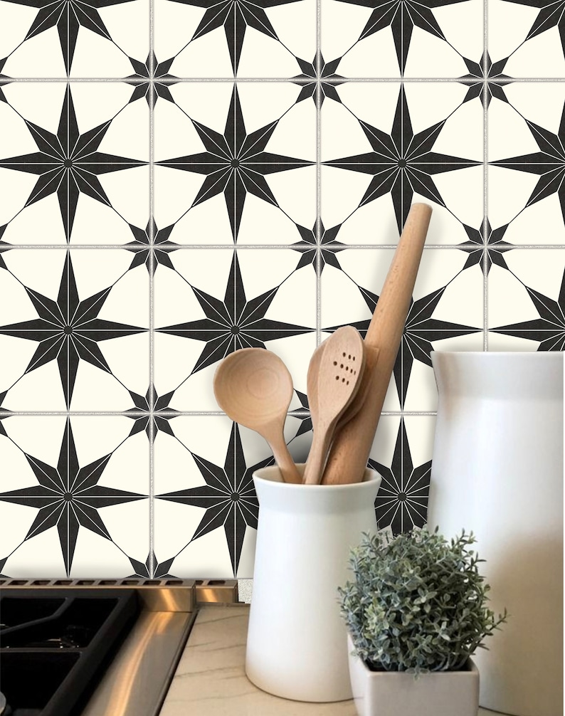 Tile Sticker Kitchen, bath, floor, wall Waterproof & Removable Peel n Stick: A58 image 2