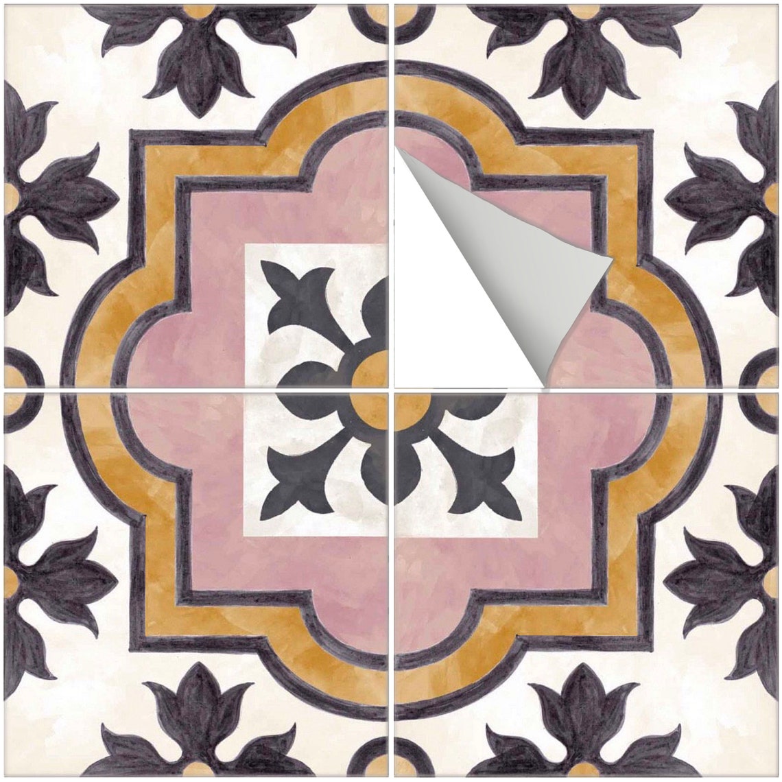 Tile Stickers for Floor Kitchen Backsplash Bath Removable Etsy