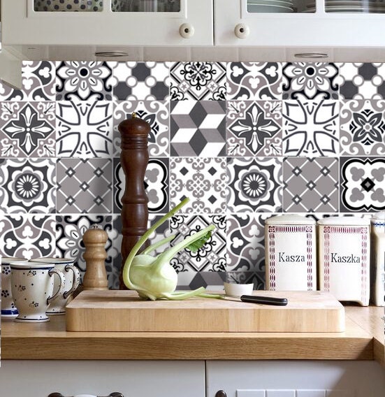 Wall Tile Vinyl Decal Sticker for Kitchen Bath Stairriser Etsy