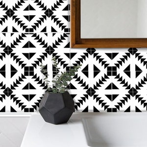 Tile Sticker Kitchen, bath, floor, wall Waterproof & Removable Peel n Stick: W010