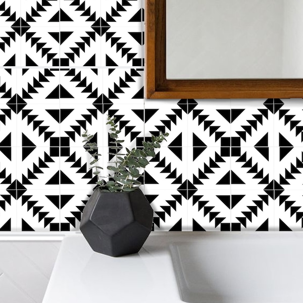 Tile Sticker Kitchen, bath, floor, wall Waterproof & Removable Peel n Stick: W010