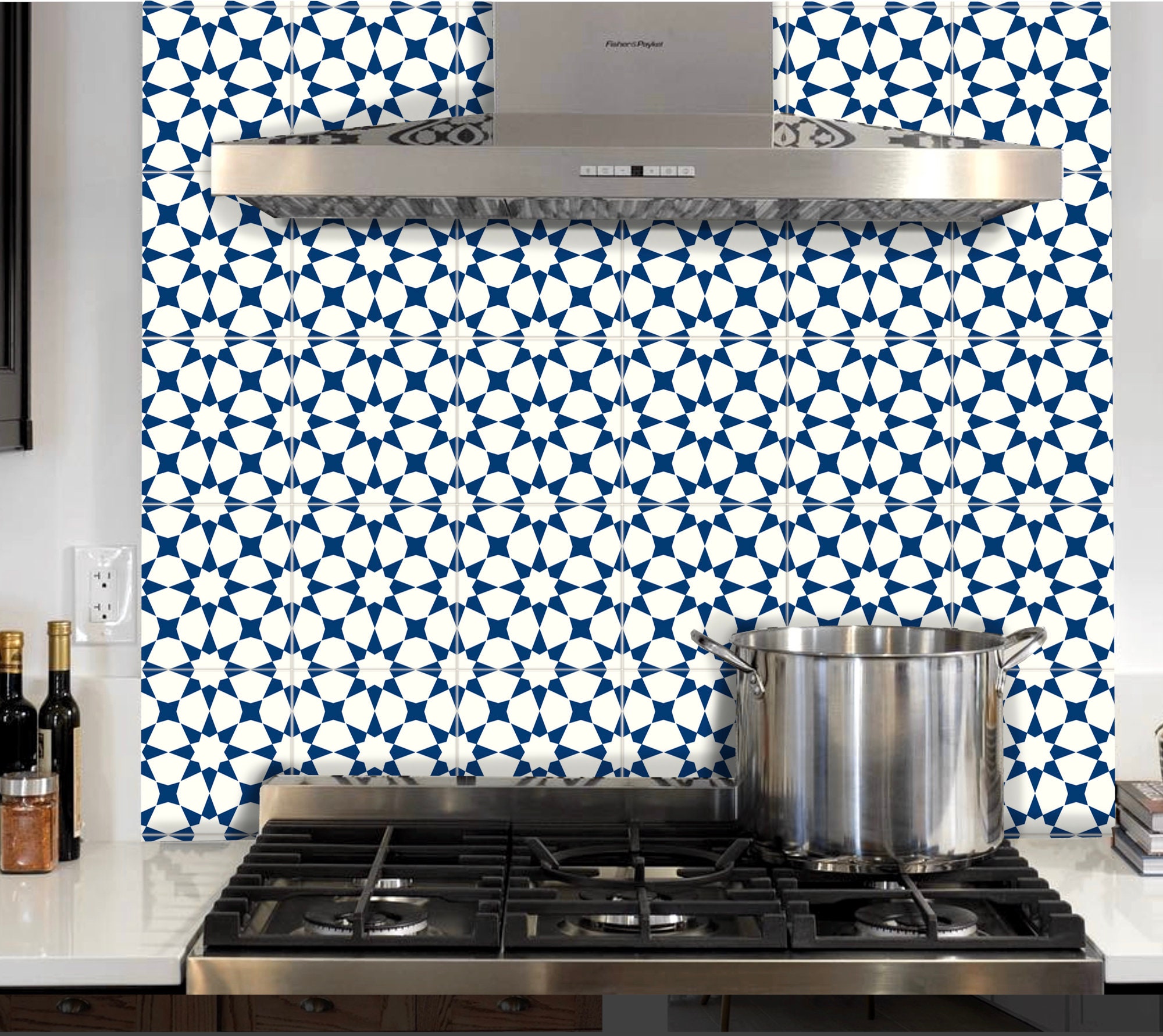 Adhesivo para azulejos de cocina, baño, suelo, chimenea y extraíble Peel n  Stick: A89 -  México