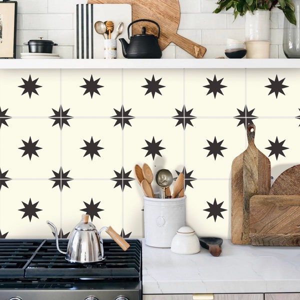 Tile Sticker Kitchen, bath, floor, wall Waterproof & Removable Peel n Stick: A39W