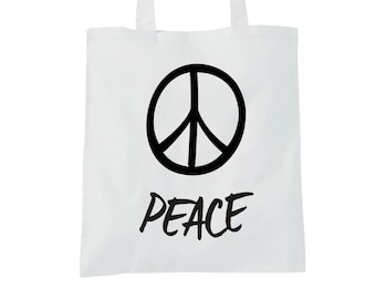 PEACE | Baumwoll - Stofftasche