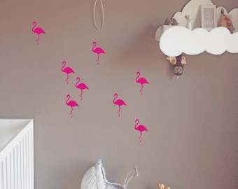 FLAMINGO | Wandsticker | pink | 6er