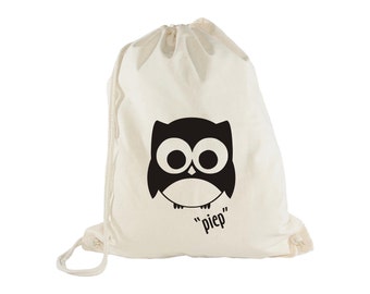 OWL | Cotton gym bag