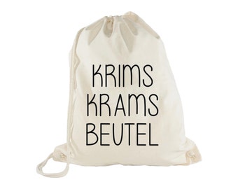 KRIMS KRAMS | Baumwoll-Turnbeutel