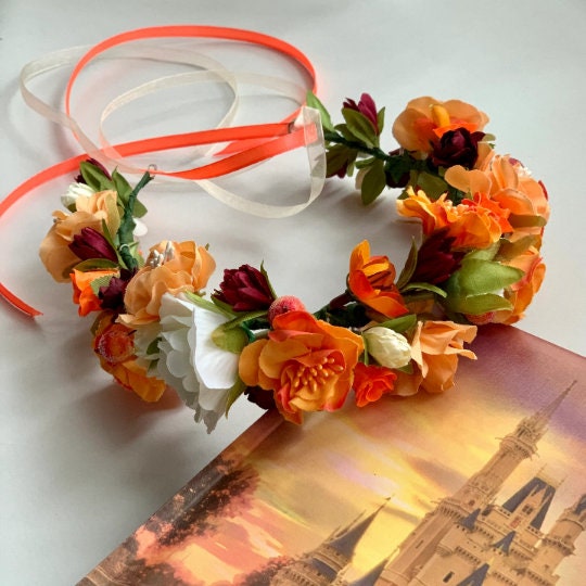 burnt orange sash for dress Handmade burnt orange sparkly tulle flower girl dress & large bow sash