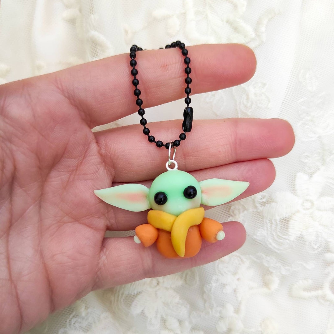 Cute Baby Yoda Charm Baby Yoda Keychain the Child Figurine Etsy