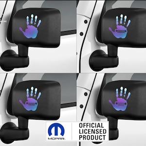 Einhorn Chrom Grille Grill Aufkleber: Wrangler, Gladiator, Mojave