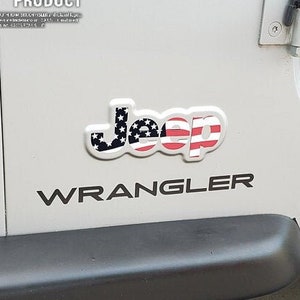 Jeep Amerikanische Flagge Aufkleber Emblem Aufkleber, Wrangler JK TJ JL, Gladiator, Renegade, Cherokee, Grand Cherokee, Kompass, Freiheit, Patriot, Aufkleber