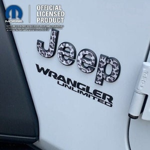 Animal Print - Jeep  2020 Sticker Decal Emblem Overlay | Jeep Decal | Latitude | Overland | Trailhawk | Limited