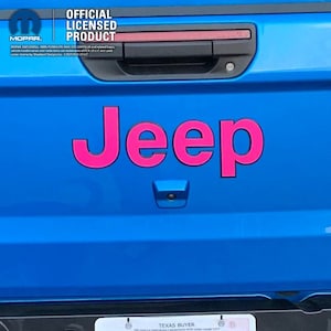 Jeep Custom Color Emblem Sticker Decal, Wrangler JK, TJ, JL, yj, Gladiator, Renegade, Cherokee, Grand Cherokee, Compass, Liberty, Patriot image 8