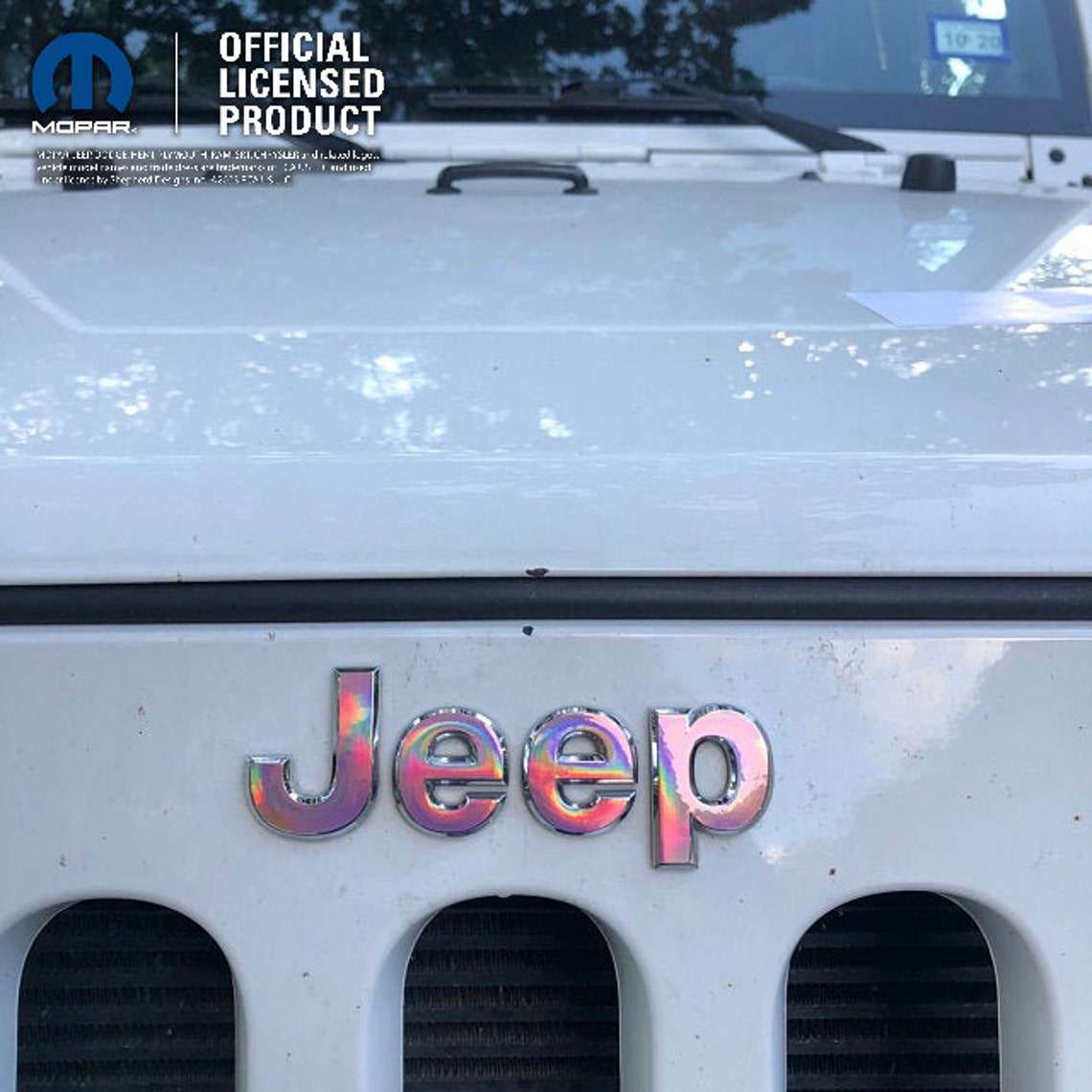 Holographic Chrome Set of 2 - Jeep Wrangler TJ Sticker Decal Sahara ...