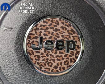 Animal Print Jeep Steering Wheel Cricle Sticker Decal, Wrangler JK, JL, Gladiator, Renegade, Grand Cherokee, Compass, Patriot, Liberty