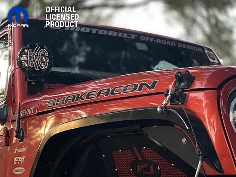 Jeep Wrangler Custom Hood Decal Sticker Wrangler Unlimited Gladiator