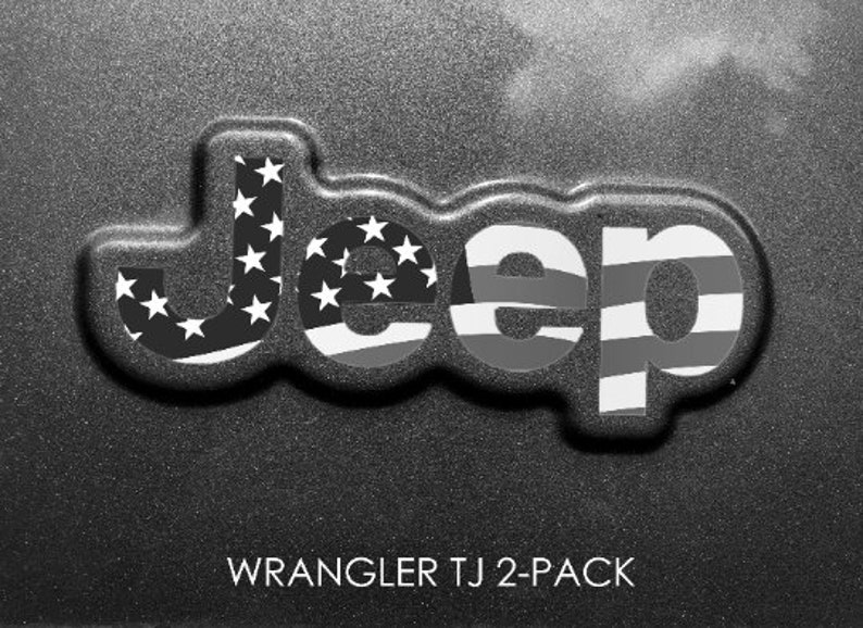 Set of 2 Jeep Wrangler TJ Sticker Decal Sahara Unlimited Etsy