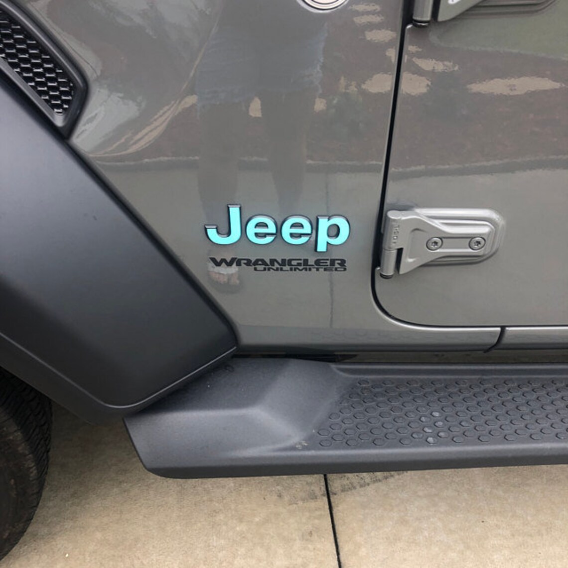 Jeep Gladiator Solid CUSTOM Color Tailgate Fender Emblem Etsy