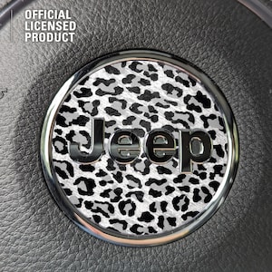 Animal Print Jeep Steering Wheel Cricle Sticker Decal, Wrangler JK, JL, Gladiator, Renegade, Grand Cherokee, Compass, Patriot, Liberty