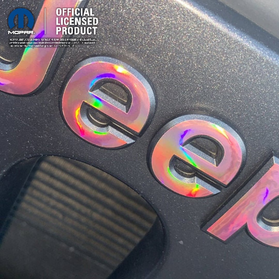 Holographic Chrome Set of 2 - Jeep Wrangler TJ Sticker Decal Sahara ...