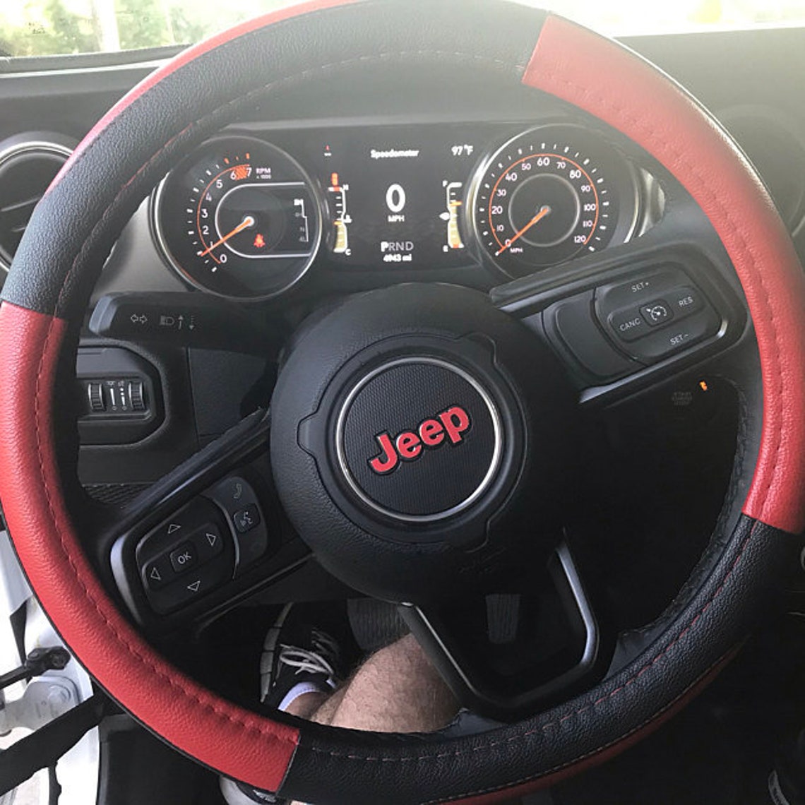 Steering Wheel CUSTOM Color Jeep Emblem Sticker Decal Etsy