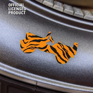 Calcomanía con silueta de llanta de rueda con estampado animal para Jeep, Wrangler JK, JL, Segunda Guerra Mundial, paquete de 5, vaca, leopardo, tigre, jirafa, ventilación de aire acondicionado
