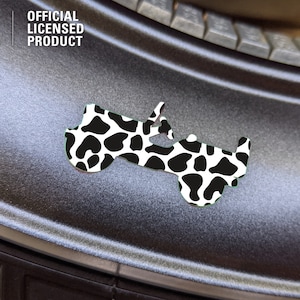 Calcomanía con silueta de llanta de rueda con estampado animal para Jeep, Wrangler JK, JL, Segunda Guerra Mundial, paquete de 5, vaca, leopardo, tigre, jirafa, ventilación de aire acondicionado