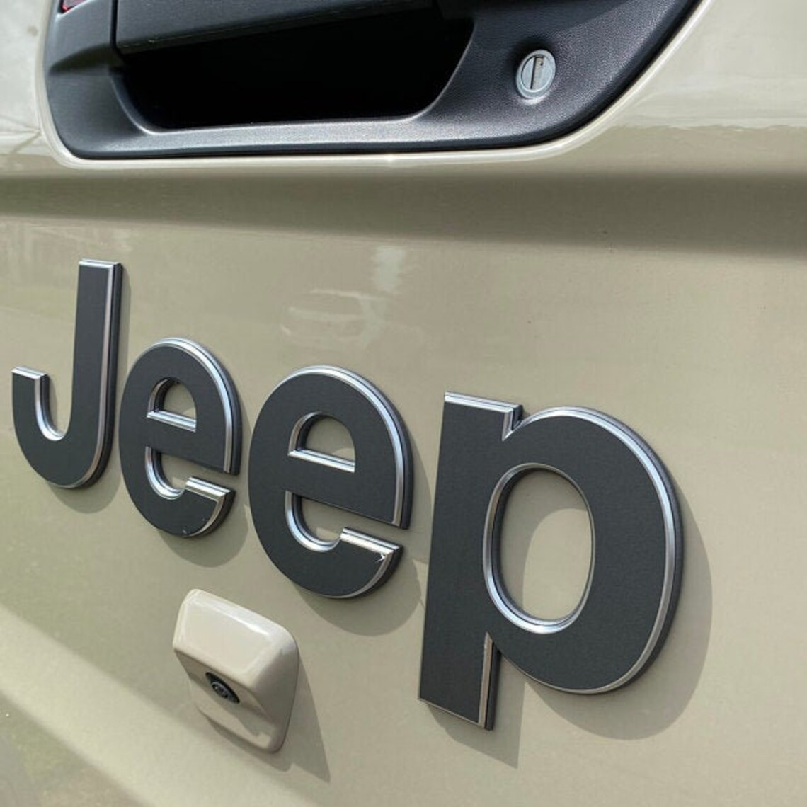 Jeep Gladiator Solid CUSTOM Color Tailgate Fender Emblem Etsy