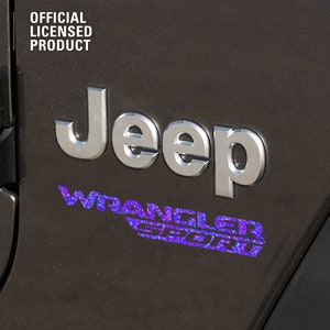 Holographic Sequins - Jeep Wrangler JL Fender Decal, Sticker, Wrangler Unlimited, Sahara, Sport, Unlimited Sport