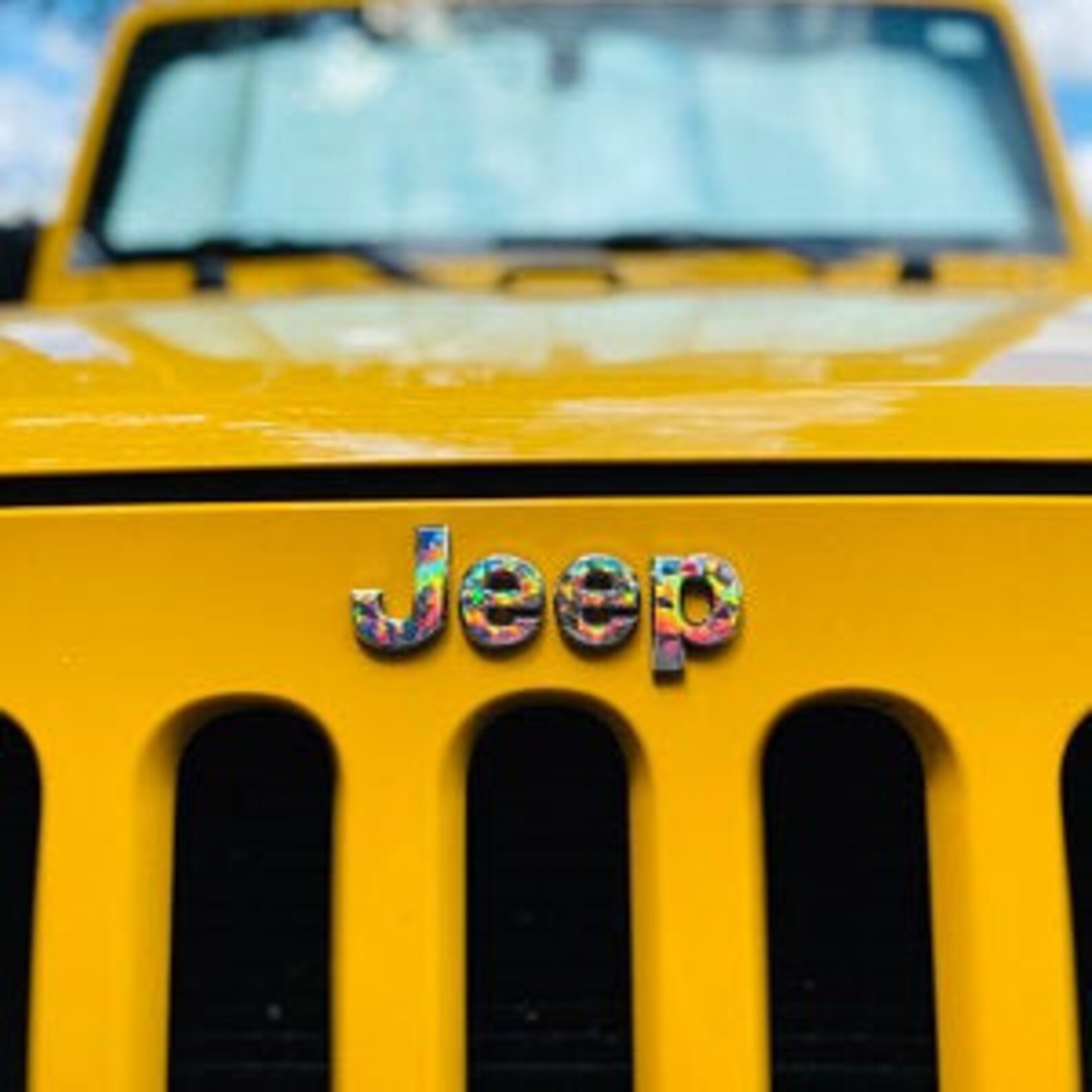 Crystal Holographic Jeep Renegade 2015 2020 Sticker Decal Etsy