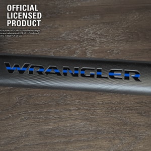 Solid Thin Blue Line  - Grab Handle Jeep Emblem Sticker Decal, Wrangler JL Dash Glove Box Bar Letters, Thin Blue Line, Thin Red Line, Dash