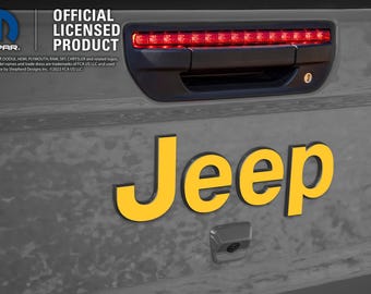 Emblema Jeep: Calcomanía de color personalizado, Wrangler, Cherokee
