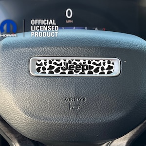 Animal Print Jeep Steering Wheel Cricle Sticker Decal, Wrangler JK, JL, Gladiator, Renegade, Grand Cherokee, Compass, Patriot, Liberty