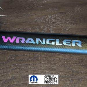 Unicorn Chrome - Grab Handle Jeep Emblem Sticker Decal, Wrangler JL Dash Glove Box Bar Dash Letters, Opal, Dashboard Dash