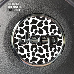 Animal Print Jeep Steering Wheel Cricle Sticker Decal, Wrangler JK, JL, Gladiator, Renegade, Grand Cherokee, Compass, Patriot, Liberty