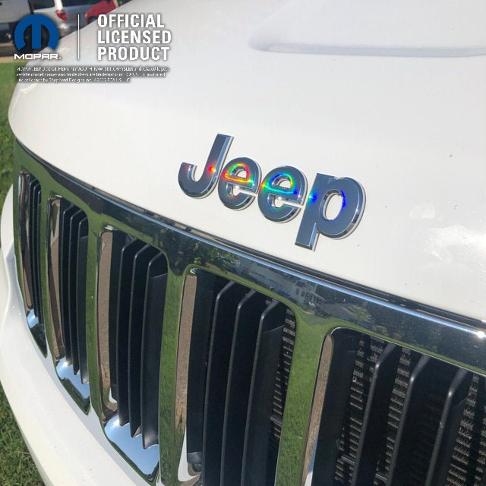 Holographic Chrome Set of 2 - Jeep Wrangler TJ Sticker Decal Sahara ...